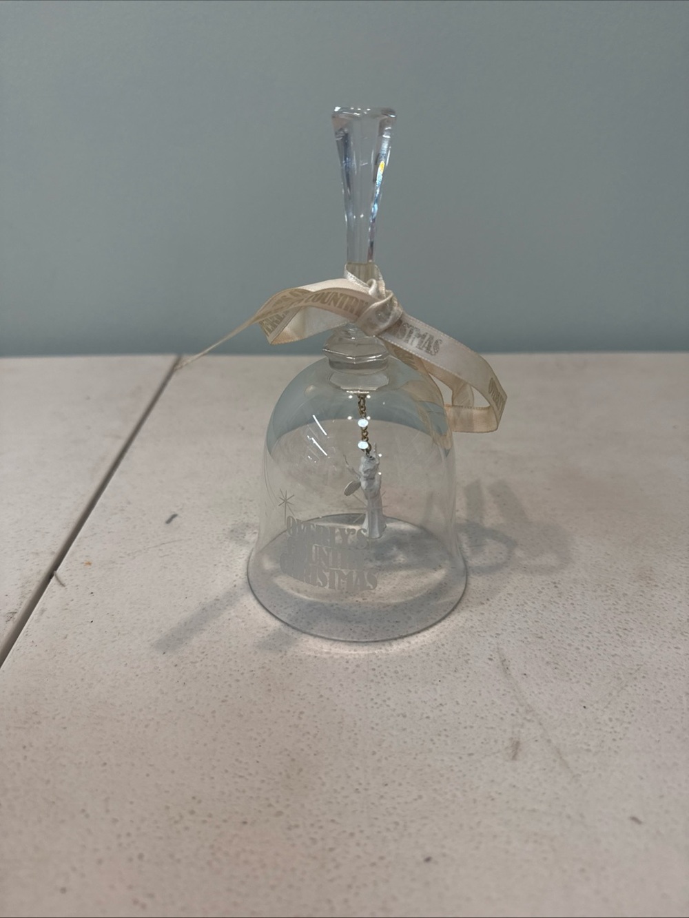 Overlys country christmas vtg angel bell with bow